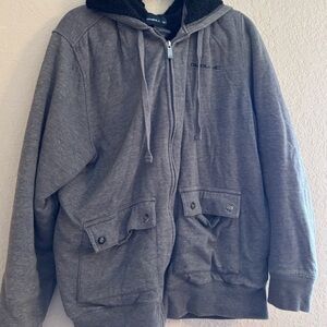 O'Neill Charcoal Zip-Up Men's Sweater